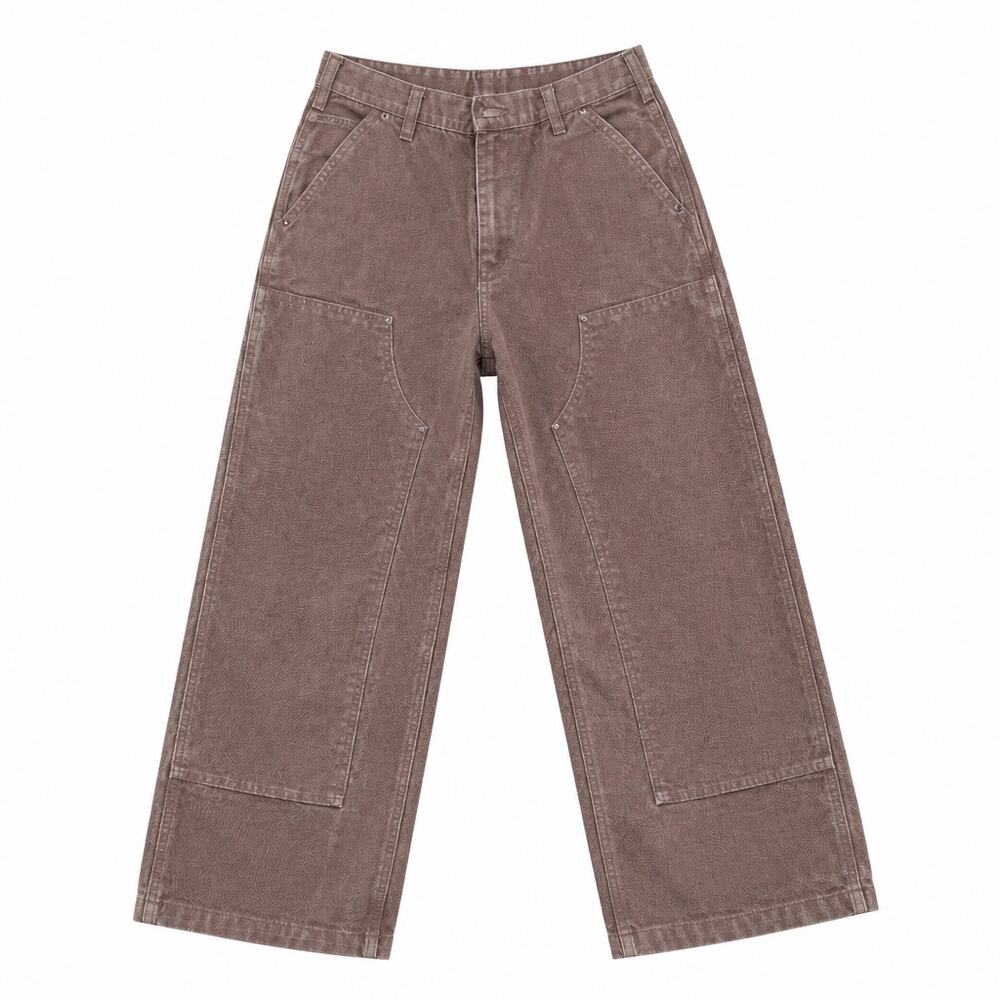 Carhartt B136 DKB Double Knee Pants Brown 32x34 Faded Workwear 
Vintage